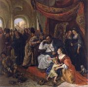 Jan Steen Moses trampling on Pharaob-s crown Spain oil painting artist